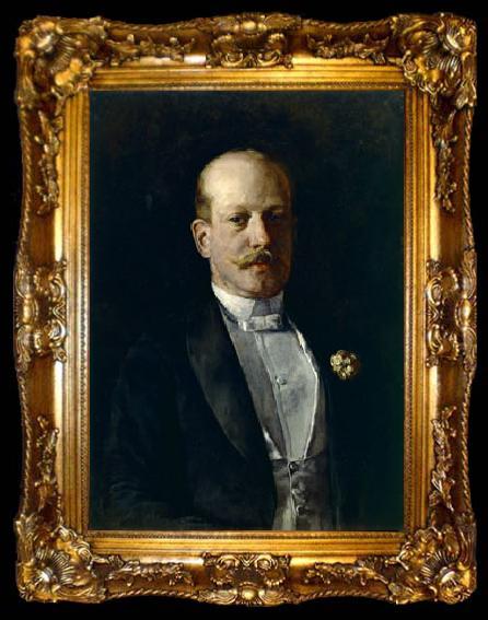 framed  Charles Frederic Ulrich a lace and linen manufacturer in New York, ta009-2